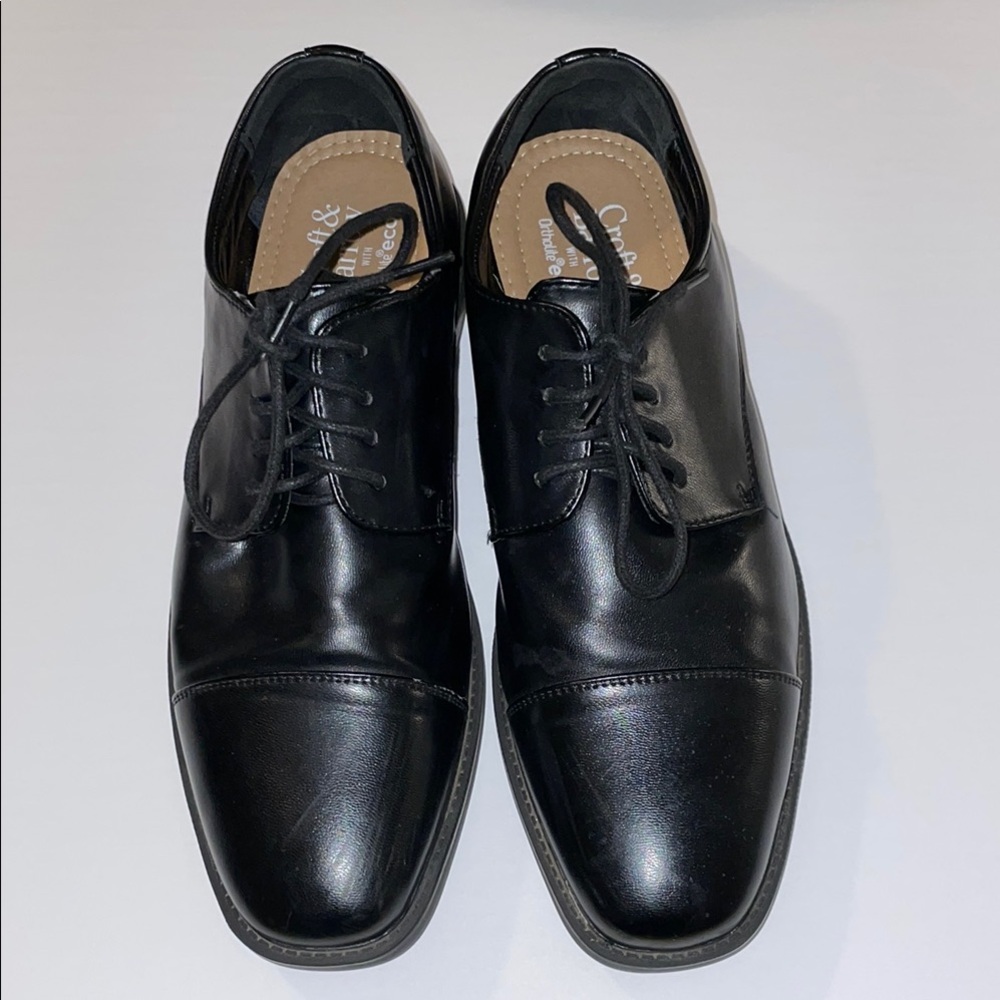 Croft & Barrow Black Oxford Leather Shoes